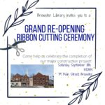 Brewster Library Grand Re-Opening Ribbon Cutting Ceremony