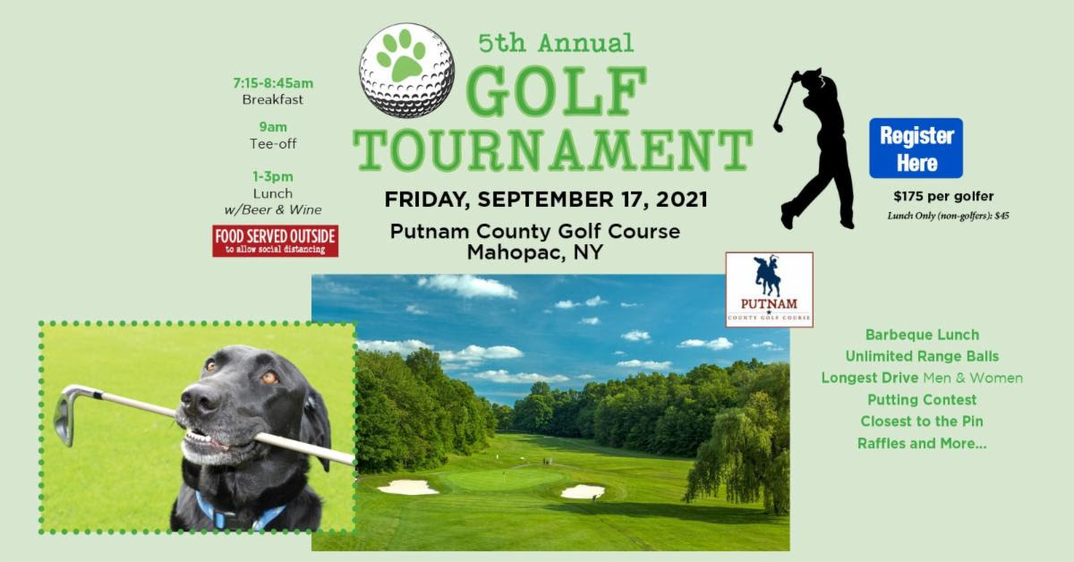 Golf Tournament for Putnam Service Dogs