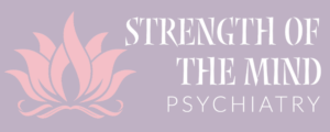 Strength of Mind logo with hex color bkgd