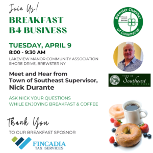 Breakfast B4 Business April 9, 2024 Meet Nick Durante (Instagram Post)