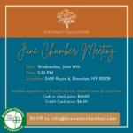 Monthly Chamber Meeting
