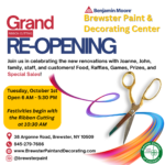 Grand Re-Opening of Brewster Paint & Decorating Center