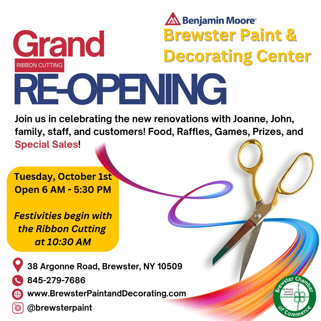 Grand Re-Opening of Brewster Paint & Decorating Center